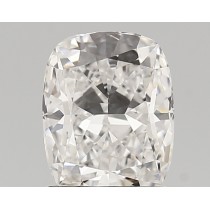Lab Created 1.25 Carat D-VS1 Cushion Cut Diamond