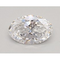 Lab Created 0.95 Carat D-VS1 Oval Diamond