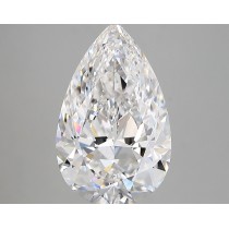 Lab Created 4.51 Carat D-VS1 Pear Shaped Diamond