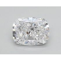 Lab Created 0.81 Carat D-VS1 Cushion Cut Diamond