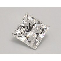Lab Created 0.93 Carat D-VS1 Princess Cut Diamond