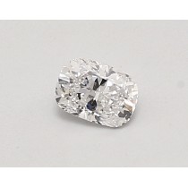 Lab Created 0.36 Carat D-VVS2 Cushion Cut Diamond