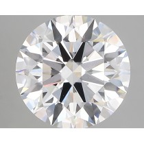 Lab Created 4.41 Carat D-VS1 Round Diamond