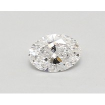 Lab Created 0.39 Carat D-VS2 Oval Diamond