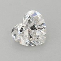 Lab Created 0.71 Carat E-VS1 Heart Shaped Diamond