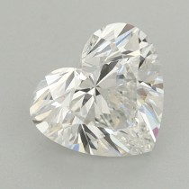 Lab Created 1.28 Carat G-VS1 Heart Shaped Diamond Lab Created 1.28 Carat G-VS1 Heart Shaped Diamond