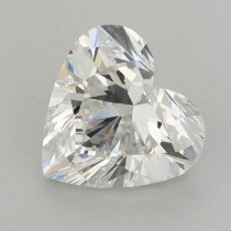 Lab Created 1.39 Carat E-VVS2 Heart Shaped Diamond