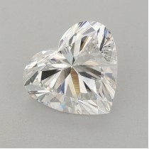 Lab Created 1.55 Carat E-VVS2 Heart Shaped Diamond Lab Created 1.55 Carat E-VVS2 Heart Shaped Diamond
