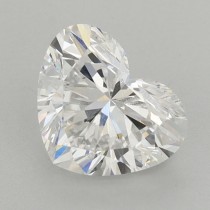 Lab Created 1.50 Carat E-VS1 Heart Shaped Diamond