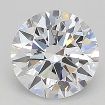 Lab Created 0.89 Carat D-SI1 Round Diamond Lab Created 0.89 Carat D-SI1 Round Diamond