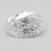 Lab Created 0.45 Carat D-SI1 Oval Diamond Lab Created 0.45 Carat D-SI1 Oval Diamond
