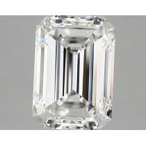 Lab Created 3.01 Carat D-VS2 Emerald Cut Diamond Lab Created 3.01 Carat D-VS2 Emerald Cut Diamond