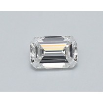 Lab Created 0.42 Carat D-VVS2 Emerald Cut Diamond Lab Created 0.42 Carat D-VVS2 Emerald Cut Diamond