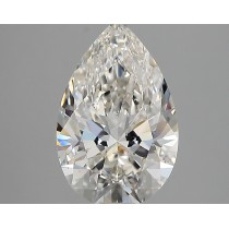 Lab Created 2.56 Carat G-VS1 Pear Shaped Diamond Lab Created 2.56 Carat G-VS1 Pear Shaped Diamond