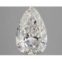Lab Created 2.84 Carat F-VVS2 Pear Shaped Diamond Lab Created 2.84 Carat F-VVS2 Pear Shaped Diamond