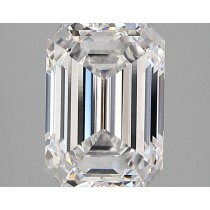 Lab Created 2.76 Carat D-VS1 Emerald Cut Diamond Lab Created 2.76 Carat D-VS1 Emerald Cut Diamond