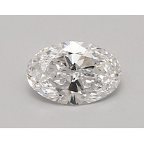 Lab Created 0.68 Carat D-VVS2 Oval Diamond