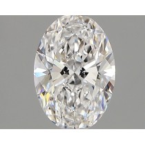 Lab Created 1.29 Carat D-VVS2 Oval Diamond