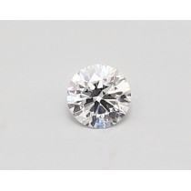 Lab Created 0.22 Carat D-VVS1 Round Diamond
