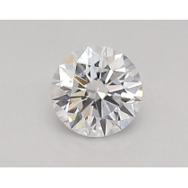 Lab Created 0.24 Carat D-VVS1 Round Diamond