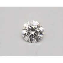 Lab Created 0.24 Carat D-VS1 Round Diamond