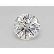 Lab Created 0.24 Carat D-VS2 Round Diamond
