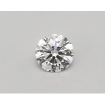 Lab Created 0.24 Carat D-VVS1 Round Diamond