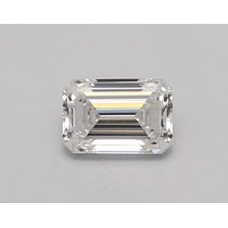 Lab Created 0.47 Carat D-VVS2 Emerald Cut Diamond