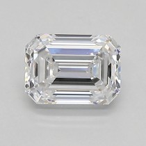 Lab Created 0.66 Carat D-VS1 Emerald Cut Diamond Lab Created 0.66 Carat D-VS1 Emerald Cut Diamond