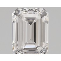 Lab Created 1.32 Carat D-VS1 Emerald Cut Diamond