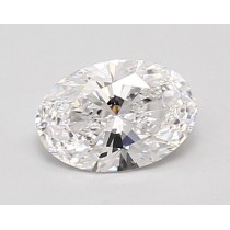 Lab Created 0.95 Carat D-VS1 Oval Diamond