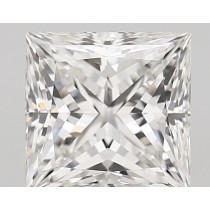 Lab Created 1.96 Carat G-VVS2 Princess Cut Diamond