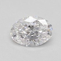 Lab Created 0.36 Carat D-VVS2 Oval Diamond