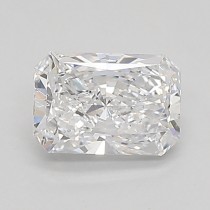 Lab Created 0.63 Carat D-VS1 Radiant Cut Diamond
