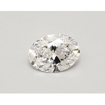 Lab Created 0.38 Carat D-VS2 Oval Diamond