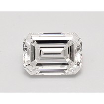 Lab Created 0.94 Carat D-VS1 Emerald Cut Diamond