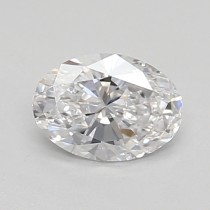 Lab Created 0.41 Carat D-VVS1 Oval Diamond