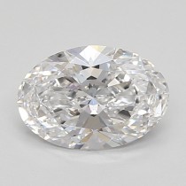 Lab Created 0.92 Carat D-VS1 Oval Diamond