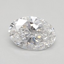 Lab Created 0.43 Carat D-SI1 Oval Diamond Lab Created 0.43 Carat D-SI1 Oval Diamond
