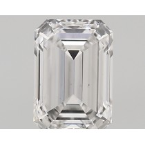 Lab Created 1.64 Carat F-VS1 Emerald Cut Diamond
