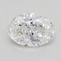 Lab Created 0.63 Carat D-VS1 Oval Diamond