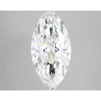 Lab Created 4.09 Carat G-VVS2 Marquise Cut Diamond