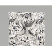 Lab Created 1.65 Carat E-VVS2 Princess Cut Diamond