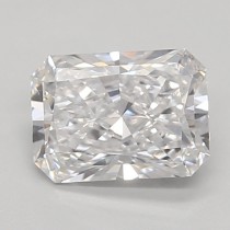 Lab Created 0.97 Carat D-VS1 Radiant Cut Diamond