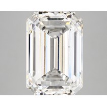 Lab Created 6.12 Carat G-SI1 Emerald Cut Diamond Lab Created 6.12 Carat G-SI1 Emerald Cut Diamond