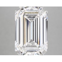 Lab Created 6.11 Carat D-VS1 Emerald Cut Diamond