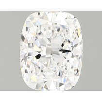 Lab Created 1.21 Carat D-VVS2 Cushion Cut Diamond