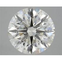 9.00 Carat J-SI2 Round Natural Diamond