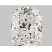 Lab Created 1.66 Carat D-VVS2 Cushion Cut Diamond