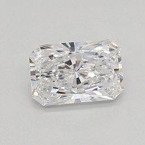 Lab Created 0.49 Carat D-VVS2 Radiant Cut Diamond
